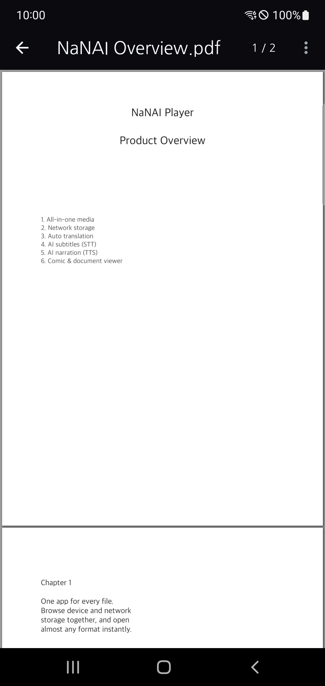 PDF document viewer
